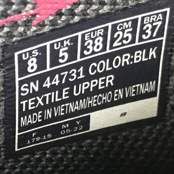 Skechers Cleo - Sherlock Flats Womens Size 8 Black Gray Knit Fabric 44731 - Picture 10 of 10